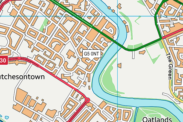 G5 0NT map - OS VectorMap District (Ordnance Survey)