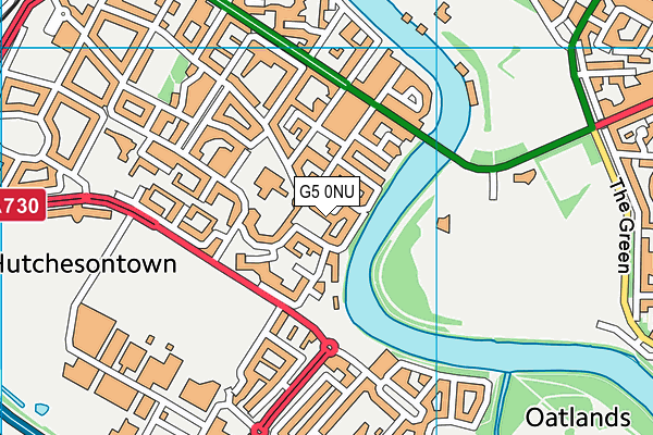 G5 0NU map - OS VectorMap District (Ordnance Survey)