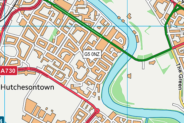 G5 0NZ map - OS VectorMap District (Ordnance Survey)