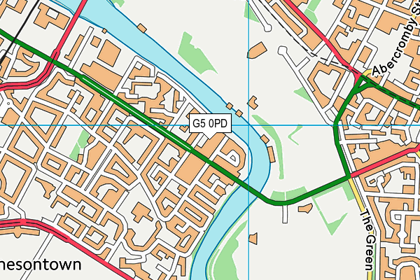 G5 0PD map - OS VectorMap District (Ordnance Survey)