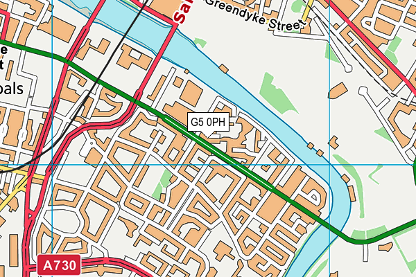 G5 0PH map - OS VectorMap District (Ordnance Survey)