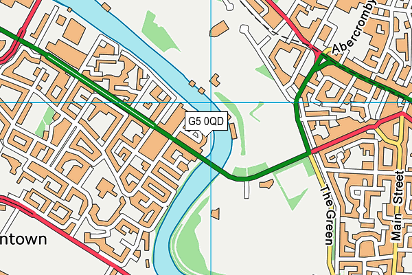 G5 0QD map - OS VectorMap District (Ordnance Survey)