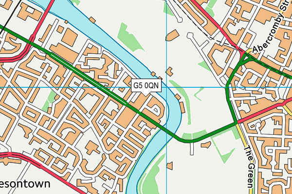 G5 0QN map - OS VectorMap District (Ordnance Survey)