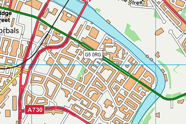 G5 0RG map - OS VectorMap District (Ordnance Survey)