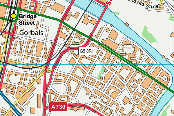 G5 0RH map - OS VectorMap District (Ordnance Survey)