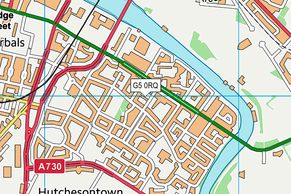 G5 0RQ map - OS VectorMap District (Ordnance Survey)