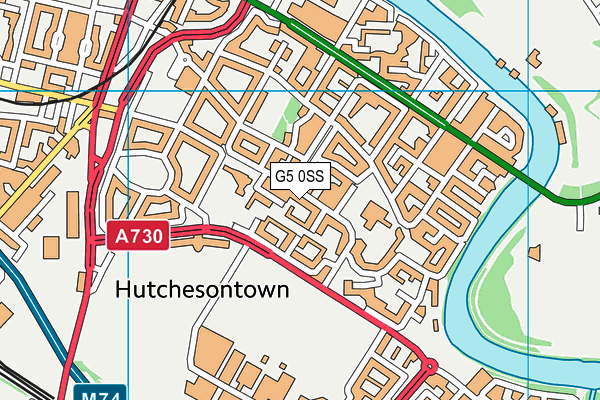 G5 0SS map - OS VectorMap District (Ordnance Survey)