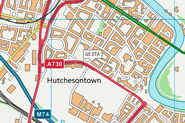 G5 0TA map - OS VectorMap District (Ordnance Survey)