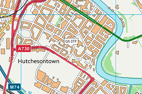 G5 0TF map - OS VectorMap District (Ordnance Survey)