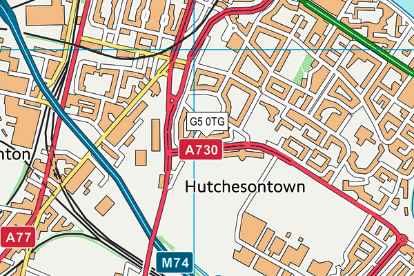 G5 0TG map - OS VectorMap District (Ordnance Survey)