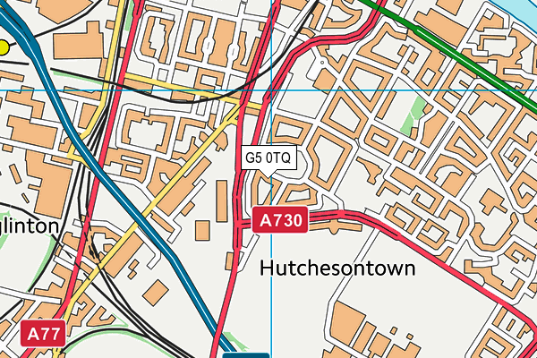 G5 0TQ map - OS VectorMap District (Ordnance Survey)