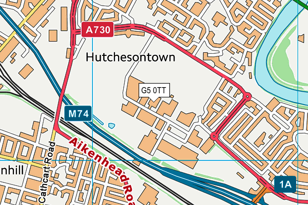 G5 0TT map - OS VectorMap District (Ordnance Survey)