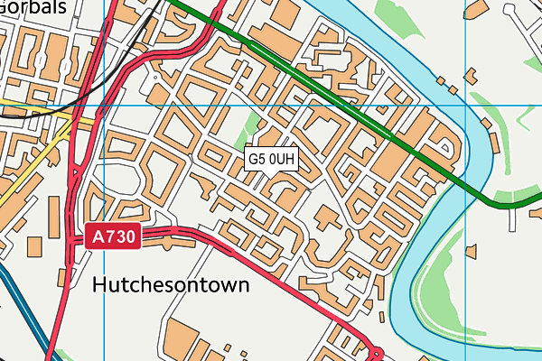 G5 0UH map - OS VectorMap District (Ordnance Survey)