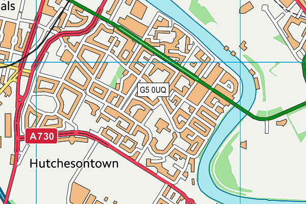 G5 0UQ map - OS VectorMap District (Ordnance Survey)