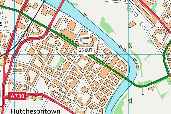 G5 0UT map - OS VectorMap District (Ordnance Survey)
