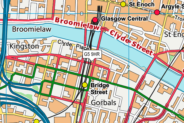 G5 9HR map - OS VectorMap District (Ordnance Survey)