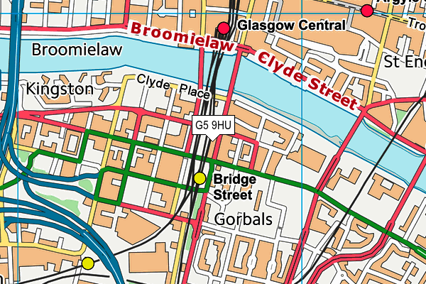 G5 9HU map - OS VectorMap District (Ordnance Survey)