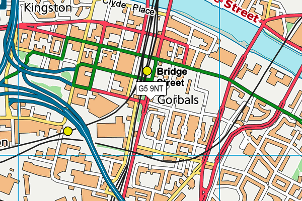 G5 9NT map - OS VectorMap District (Ordnance Survey)