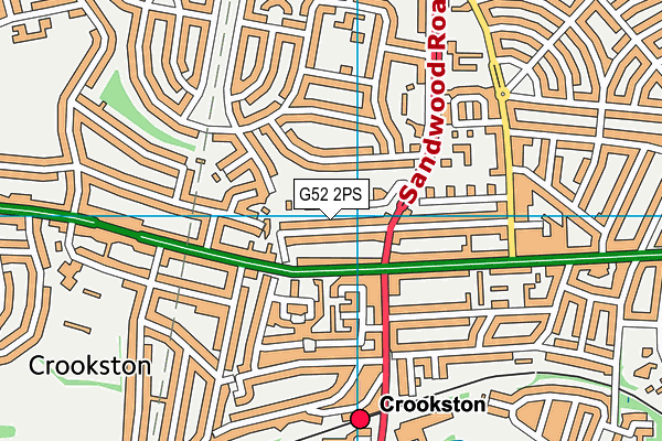 G52 2PS map - OS VectorMap District (Ordnance Survey)