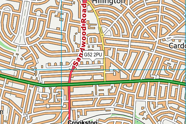 G52 2PU map - OS VectorMap District (Ordnance Survey)