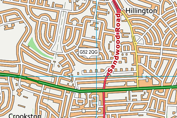 G52 2QG map - OS VectorMap District (Ordnance Survey)