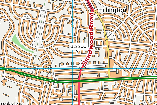 G52 2QQ map - OS VectorMap District (Ordnance Survey)