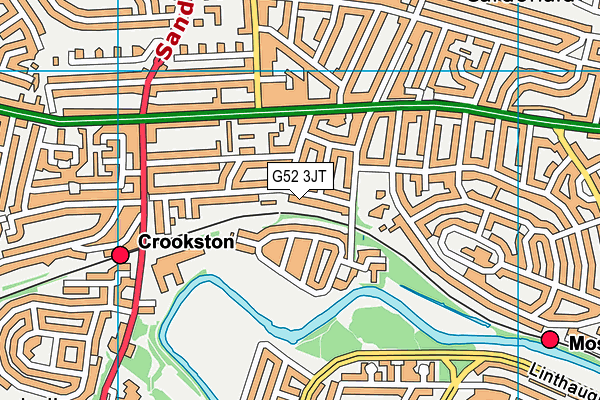 G52 3JT map - OS VectorMap District (Ordnance Survey)