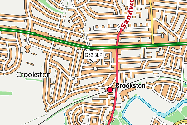 G52 3LP map - OS VectorMap District (Ordnance Survey)