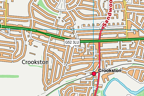 G52 3LU map - OS VectorMap District (Ordnance Survey)