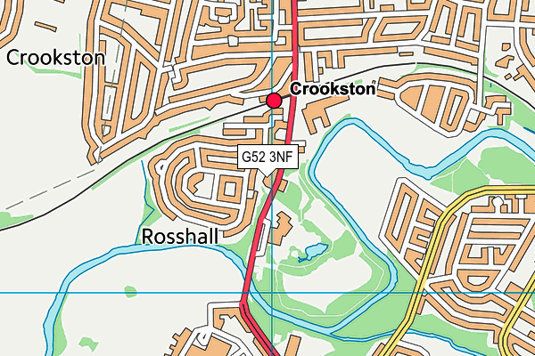 G52 3NF map - OS VectorMap District (Ordnance Survey)