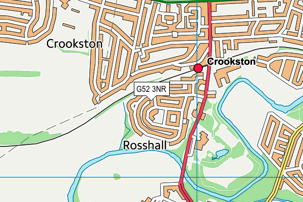 G52 3NR map - OS VectorMap District (Ordnance Survey)