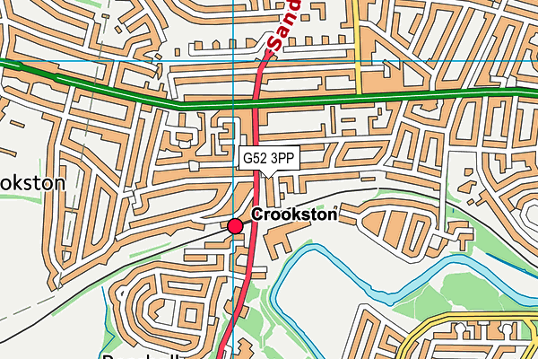 G52 3PP map - OS VectorMap District (Ordnance Survey)