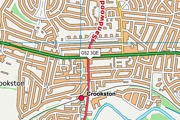 G52 3QE map - OS VectorMap District (Ordnance Survey)