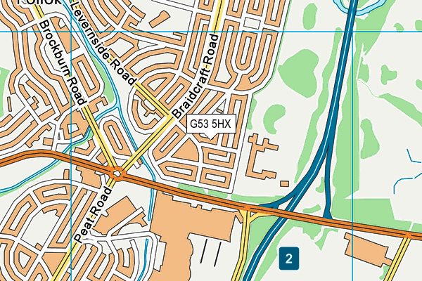 G53 5HX map - OS VectorMap District (Ordnance Survey)