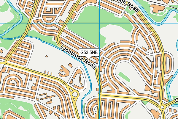 G53 5NB map - OS VectorMap District (Ordnance Survey)