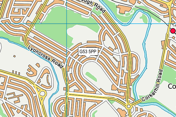 G53 5PP map - OS VectorMap District (Ordnance Survey)