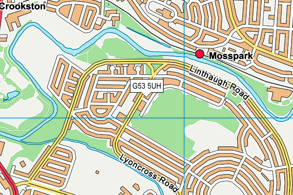 G53 5UH map - OS VectorMap District (Ordnance Survey)