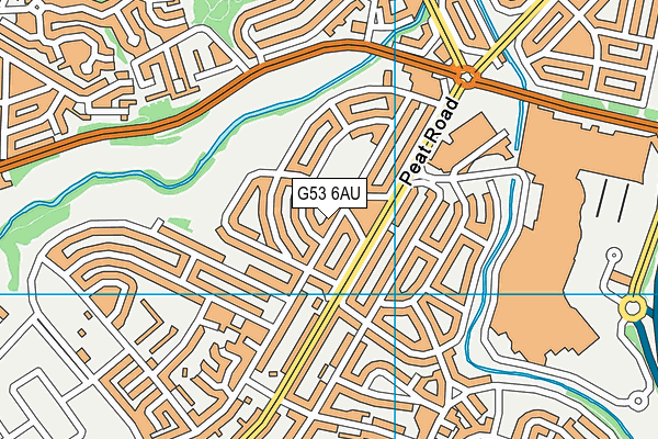 G53 6AU map - OS VectorMap District (Ordnance Survey)