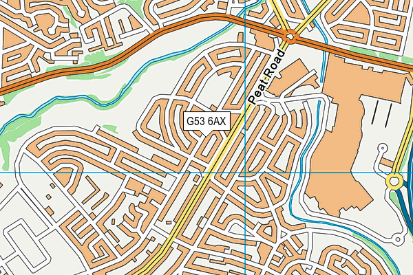 G53 6AX map - OS VectorMap District (Ordnance Survey)