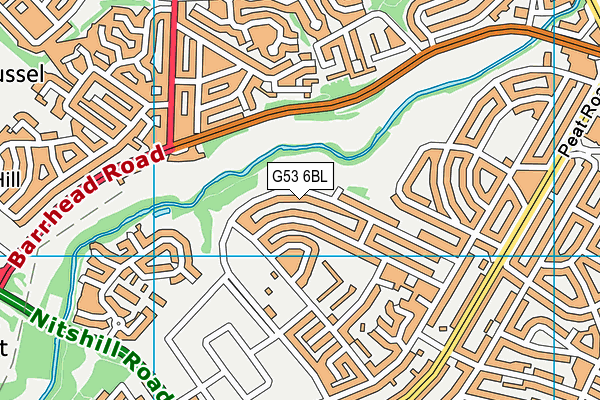 G53 6BL map - OS VectorMap District (Ordnance Survey)