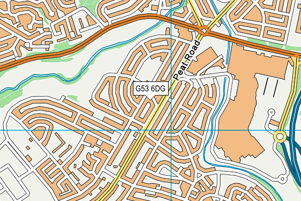 G53 6DG map - OS VectorMap District (Ordnance Survey)
