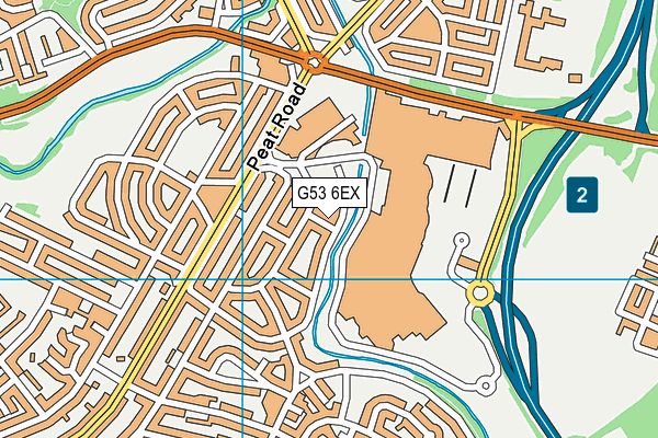 G53 6EX map - OS VectorMap District (Ordnance Survey)