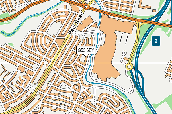 G53 6EY map - OS VectorMap District (Ordnance Survey)