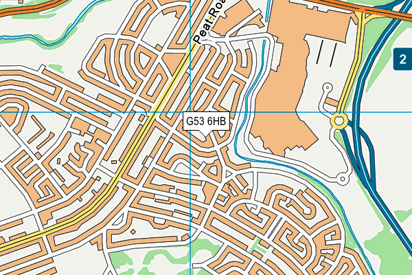 G53 6HB map - OS VectorMap District (Ordnance Survey)