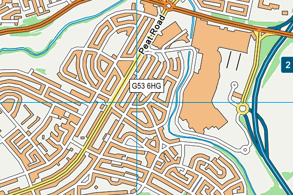 G53 6HG map - OS VectorMap District (Ordnance Survey)
