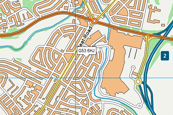 G53 6HJ map - OS VectorMap District (Ordnance Survey)