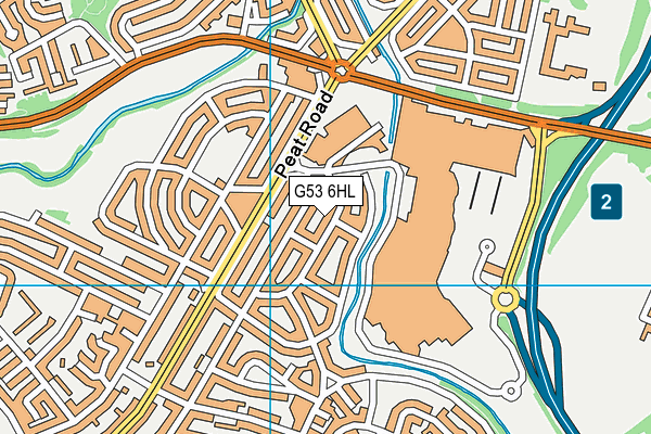 G53 6HL map - OS VectorMap District (Ordnance Survey)