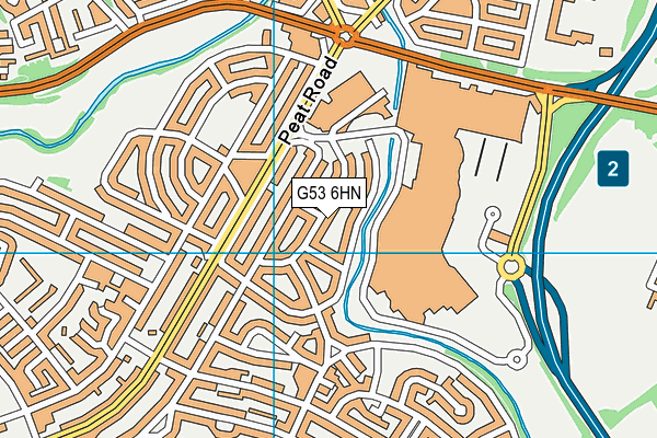 G53 6HN map - OS VectorMap District (Ordnance Survey)