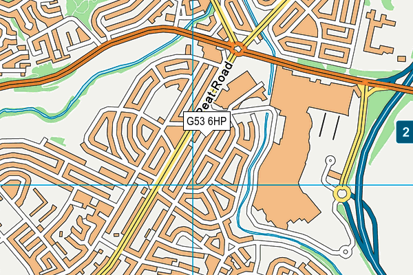G53 6HP map - OS VectorMap District (Ordnance Survey)