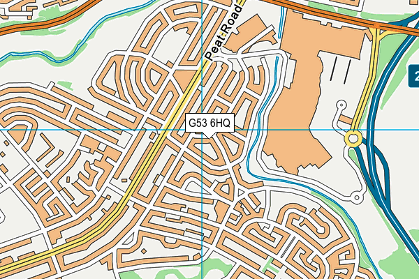 G53 6HQ map - OS VectorMap District (Ordnance Survey)